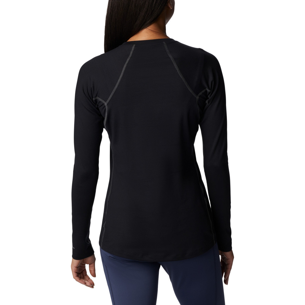 Термобелье верх женское Heavyweight Stretch Long Sleeve Top черный цвет —купить за 4599 руб. в интернет-магазине Columbia