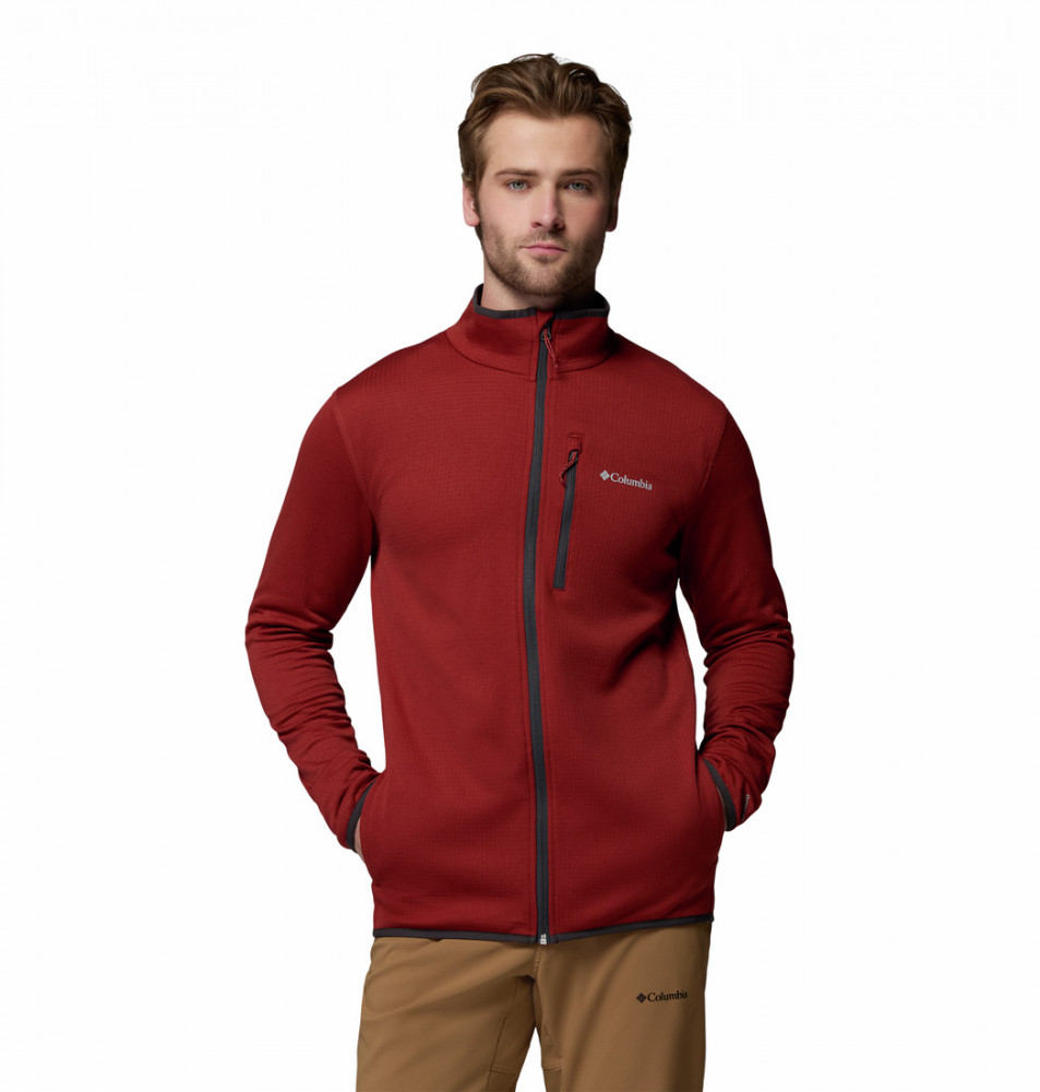 Толстовка мужская Essential Hike Grid Fleece Full Zip