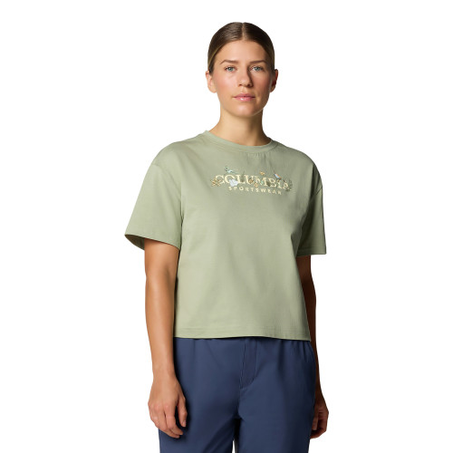 Футболка женская Rolling Bend Graphic Relaxed Crop Ss