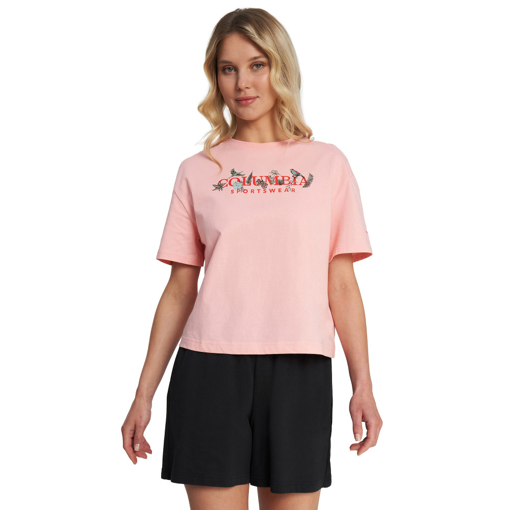 Футболка женская Rolling Bend Graphic Relaxed Crop Ss