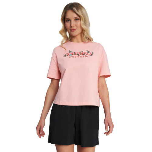 Футболка женская Rolling Bend Graphic Relaxed Crop Ss