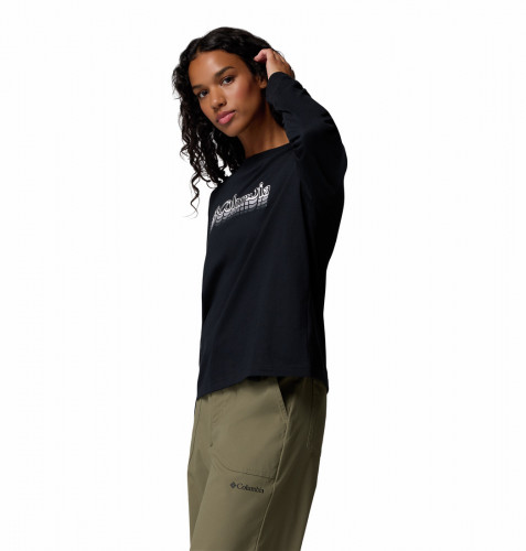 Лонгслив женский Rolling Bend Graphic LS Crew