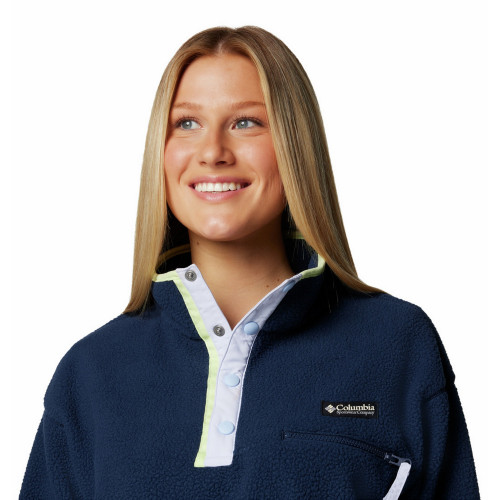 Джемпер флисовый женский Helvetia II Cropped Half Snap Fleece