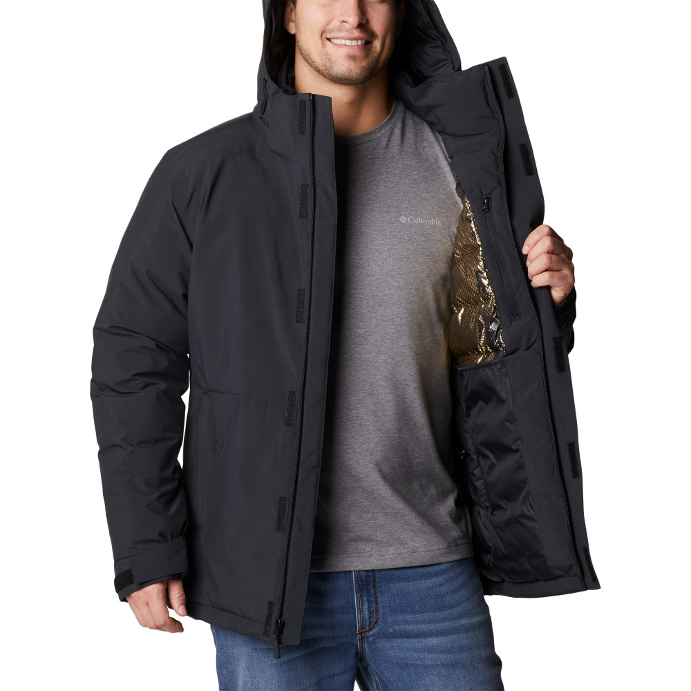 Куртка утепленная мужская Arrow Trail Jacket черный цвет — купить за 18999  руб. в интернет-магазине Columbia