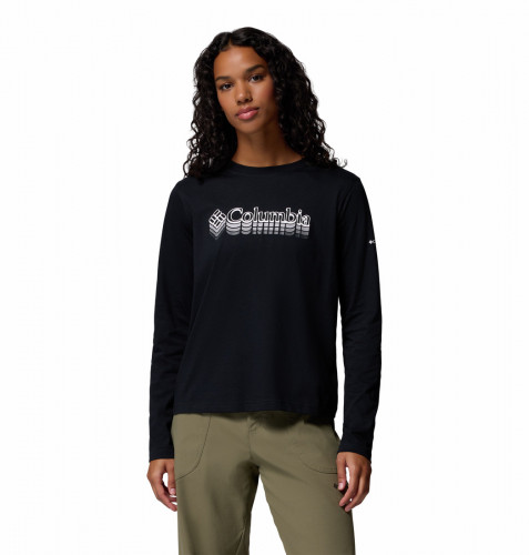 Лонгслив женский Rolling Bend Graphic LS Crew
