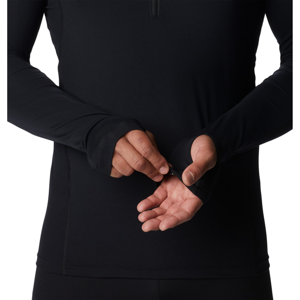 Термобелье верх мужское Midweight Stretch Long Sleeve Half Zip - фото 5