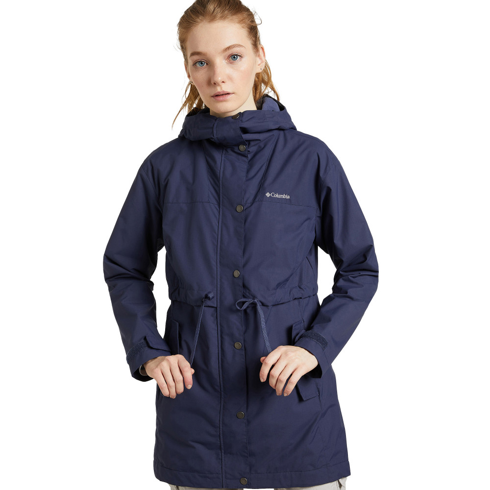 Womens shine struck ii waterproof rain on sale mid hooded jacket