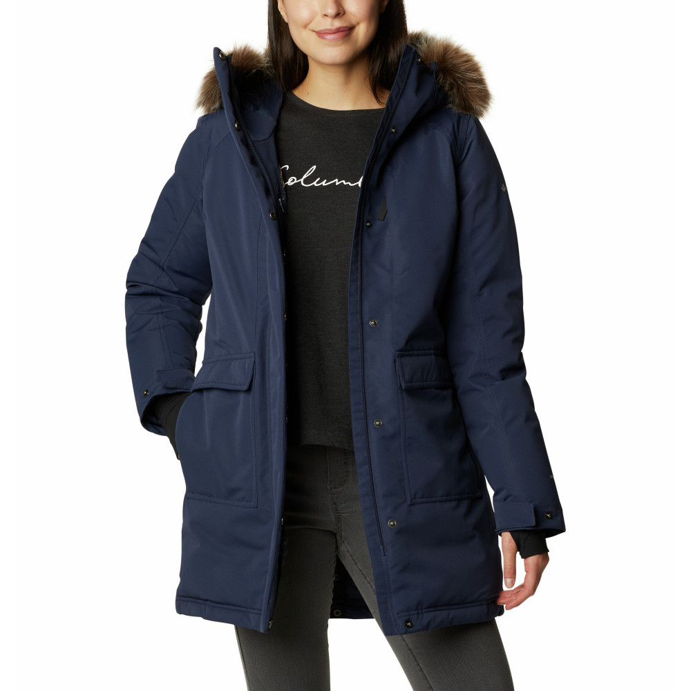 Куртка утепленная женская Little Si Insulated Parka синий цвет — купить за  26999 руб. в интернет-магазине Columbia