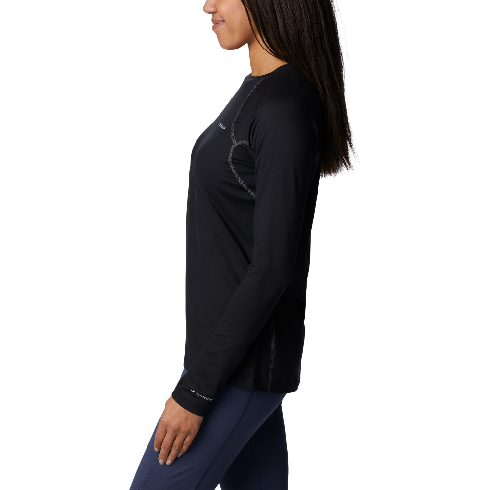 Термобелье верх женское Heavyweight Stretch Long Sleeve Top черный цвет —купить за 4599 руб. в интернет-магазине Columbia