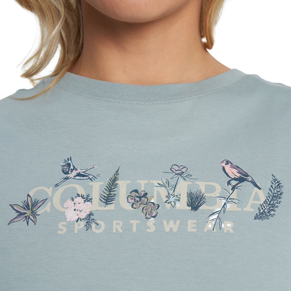 Футболка женская Rolling Bend Graphic Relaxed Crop Ss - фото 6