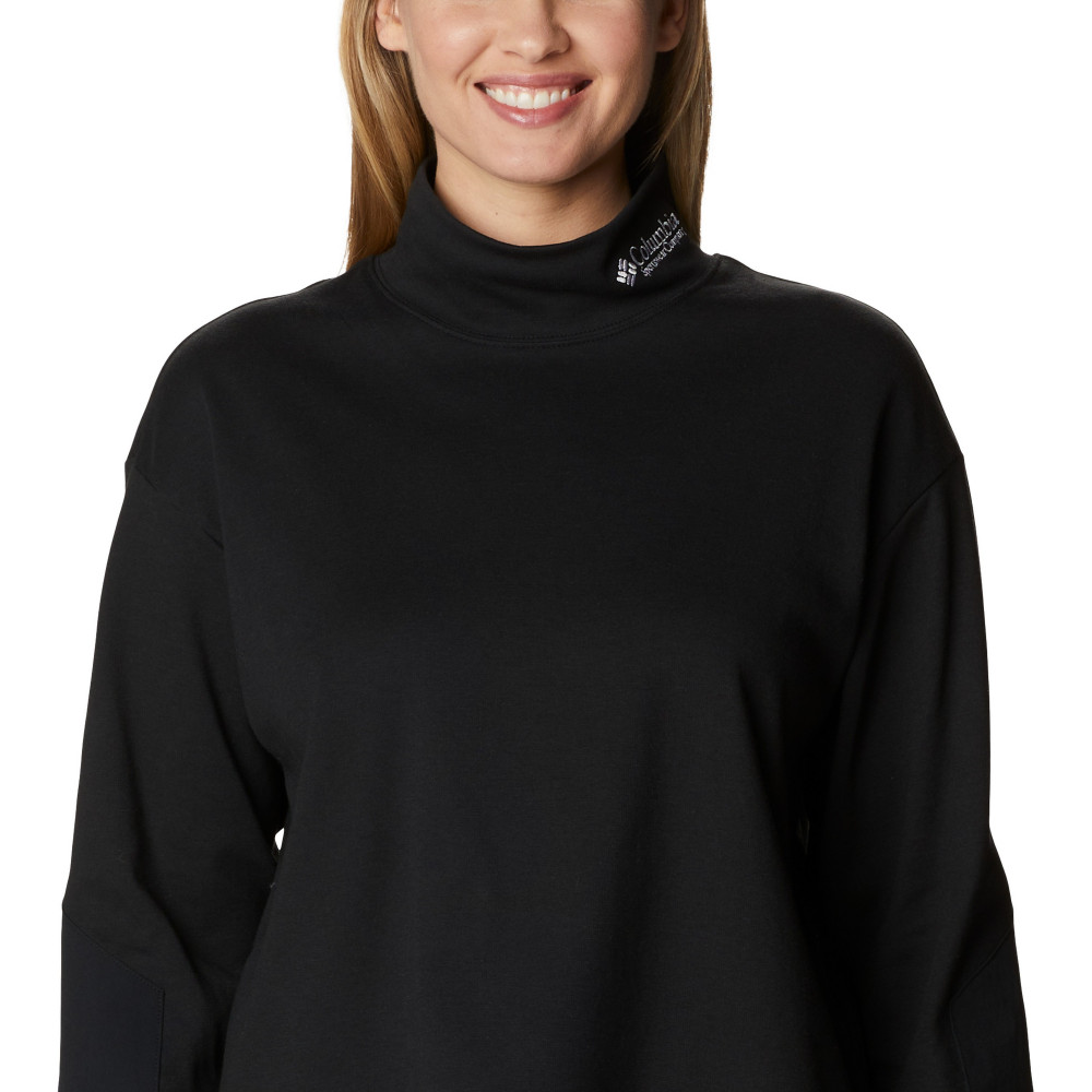 Лонгслив женский Icons High Neck LS Tee - фото 4