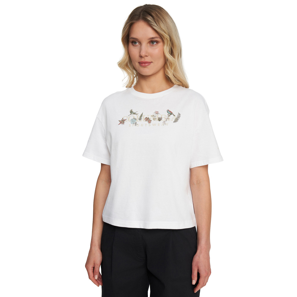 Футболка женская Rolling Bend Graphic Relaxed Crop Ss - фото 2