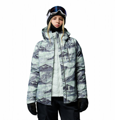 Куртка горнолыжная 3 в 1 женская Whirlibird V Printed Interchange Jacket