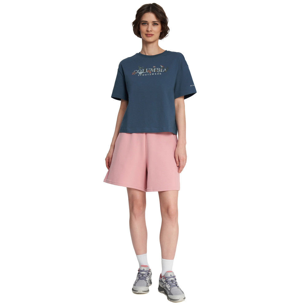 Футболка женская Rolling Bend Graphic Relaxed Crop Ss - фото 4