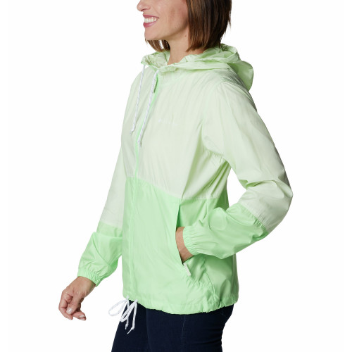 light green windbreaker