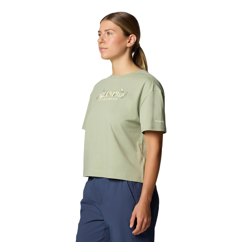Футболка женская Rolling Bend Graphic Relaxed Crop Ss