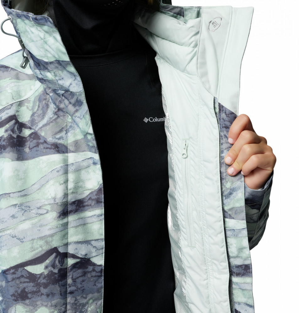 Куртка горнолыжная 3 в 1 женская Whirlibird V Printed Interchange Jacket - фото 7