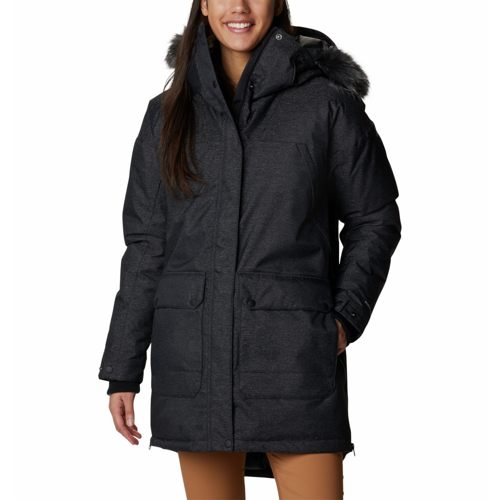 Куртка пуховая женская Mount Si Down Parka чёрный цвет — купить за 34999  руб. в интернет-магазине Columbia