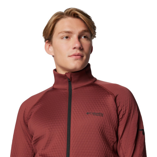 Джемпер флисовый мужской Crystal Leaf Omni-Heat Helix Full Zip