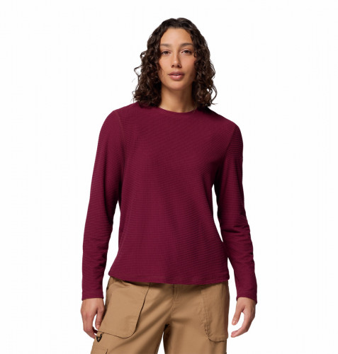 Лонгслив женский Brea Falls Grid Crew Ls