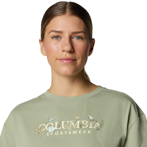 Футболка женская Rolling Bend Graphic Relaxed Crop Ss