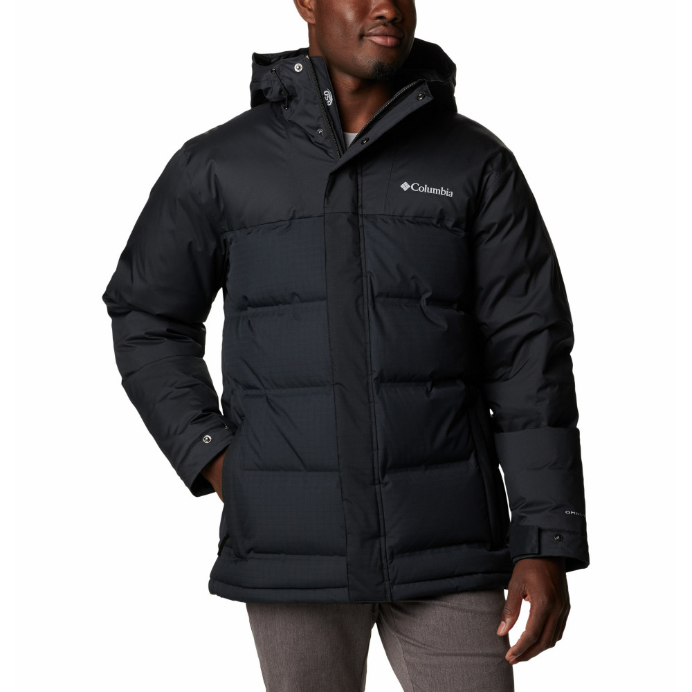 Куртка пуховая мужская Grand Trek Down Parka чёрный цвет — купить за 25999  руб. в интернет-магазине Columbia