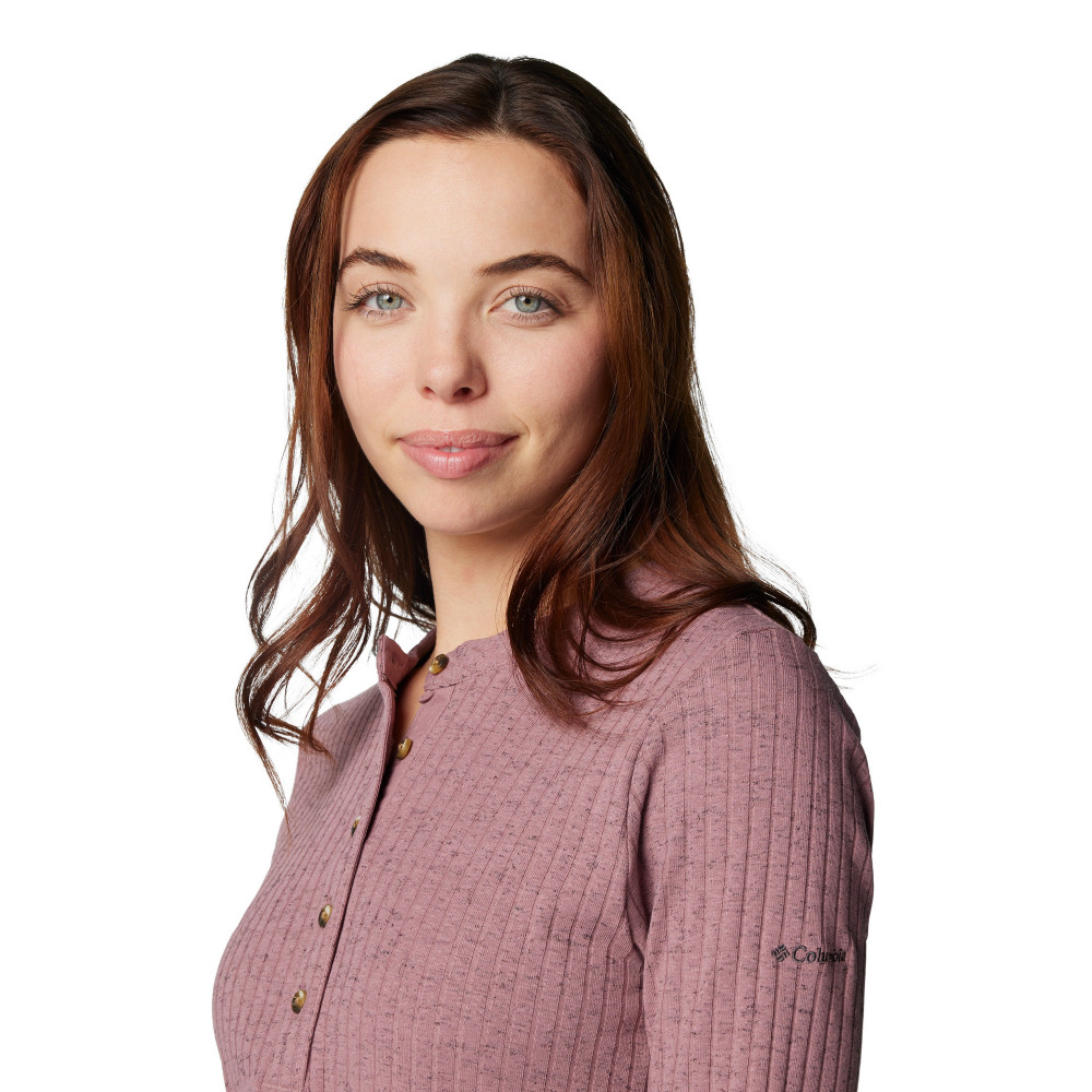 Лонгслив женский Brea Falls Henley Ls - фото 4