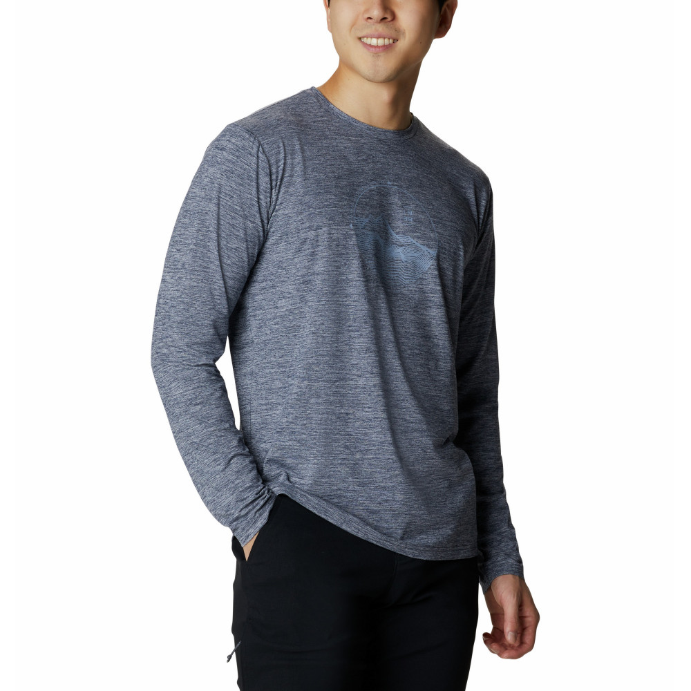 Лонгслив мужской Tech Trail Graphic Long Sleeve - фото 5