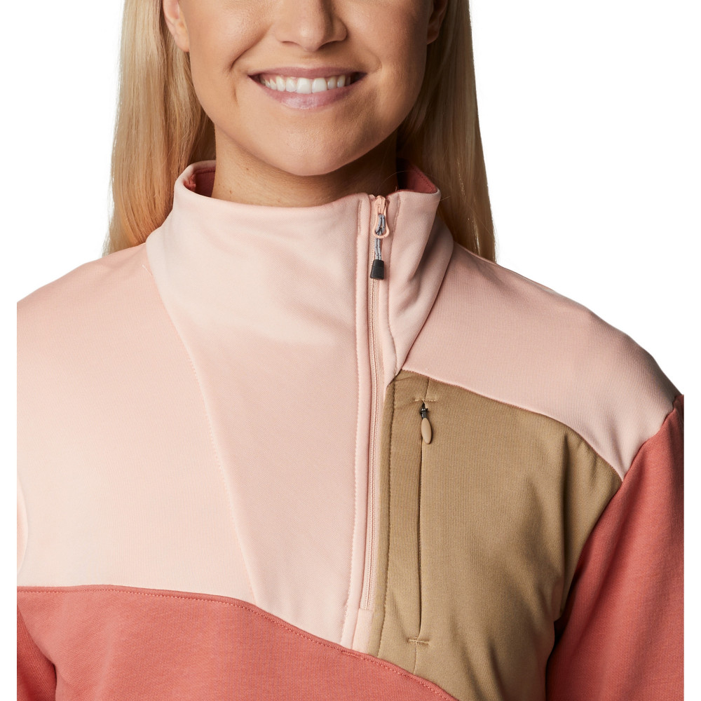 Толстовка женская Lodge Hybrid Pullover - фото 4