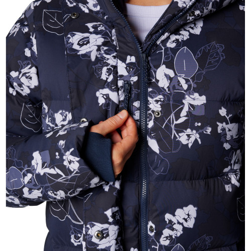 Пуховик женский Boundless Days Print Long Down Jkt