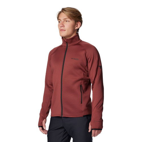 Джемпер флисовый мужской Crystal Leaf Omni-Heat Helix Full Zip