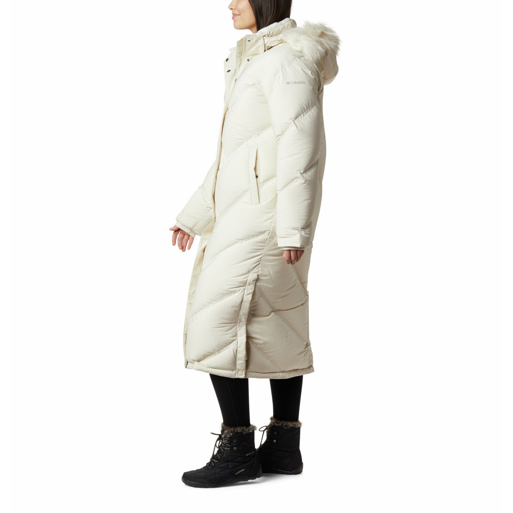 columbia snowy notch long down jacket