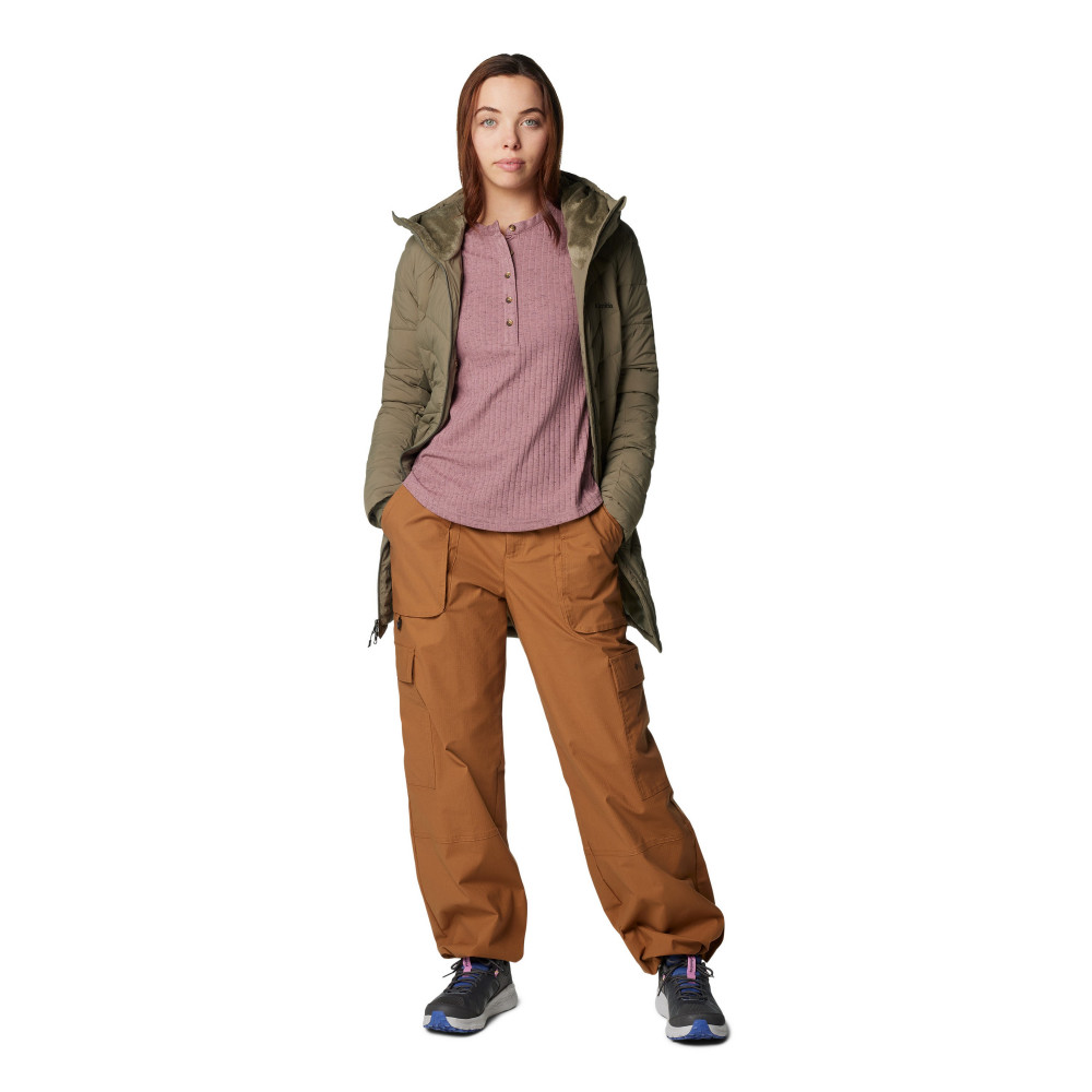 Лонгслив женский Brea Falls Henley Ls - фото 6