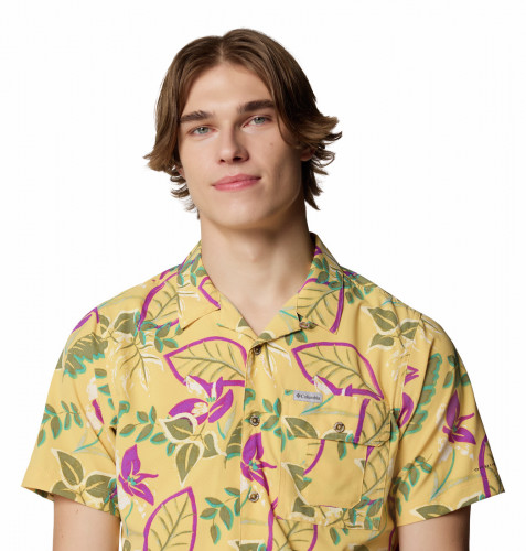 Рубашка с коротким рукавом мужская Tech Trail Utility Printed Woven Ss
