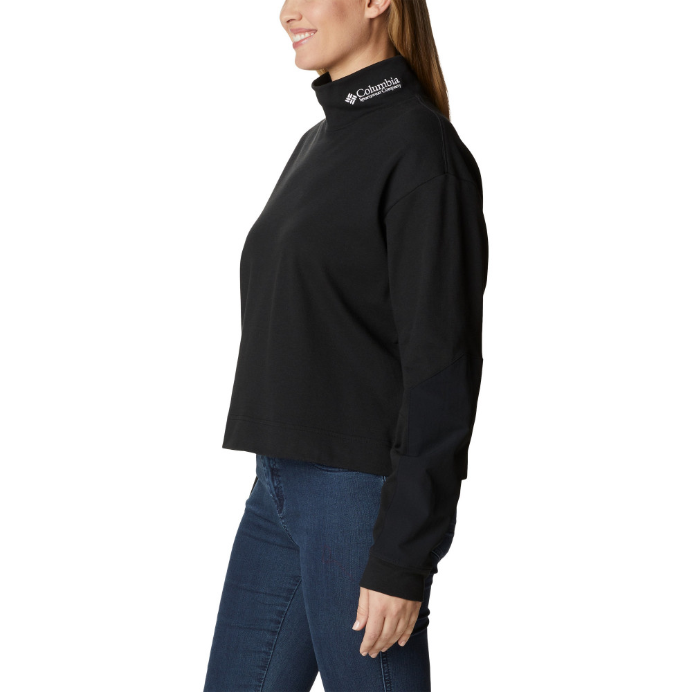 Лонгслив женский Icons High Neck LS Tee - фото 3