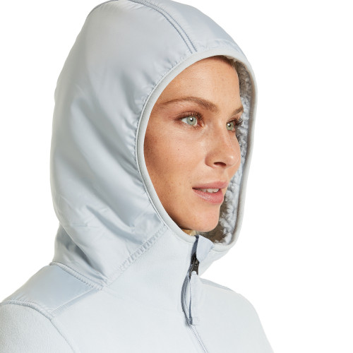Джемпер флисовый женский Winter Pass Solid Hooded Full Zip - фото 4