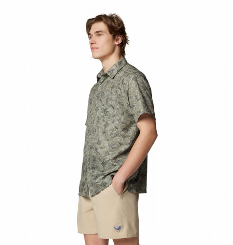 Рубашка с коротким рукавом мужская Super Slack Tide Camp Shirt