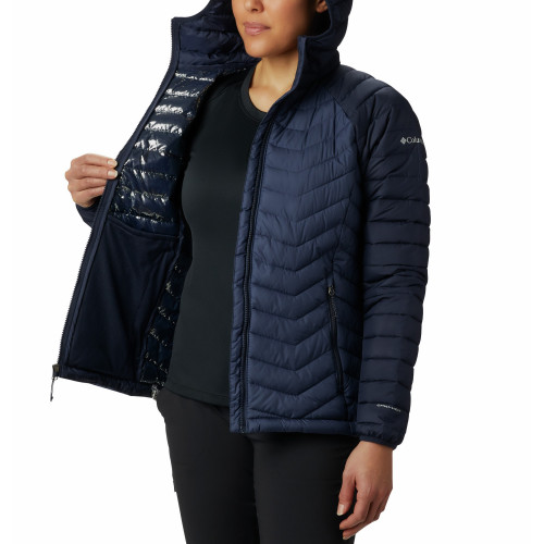 columbia powder lite hooded jacket women