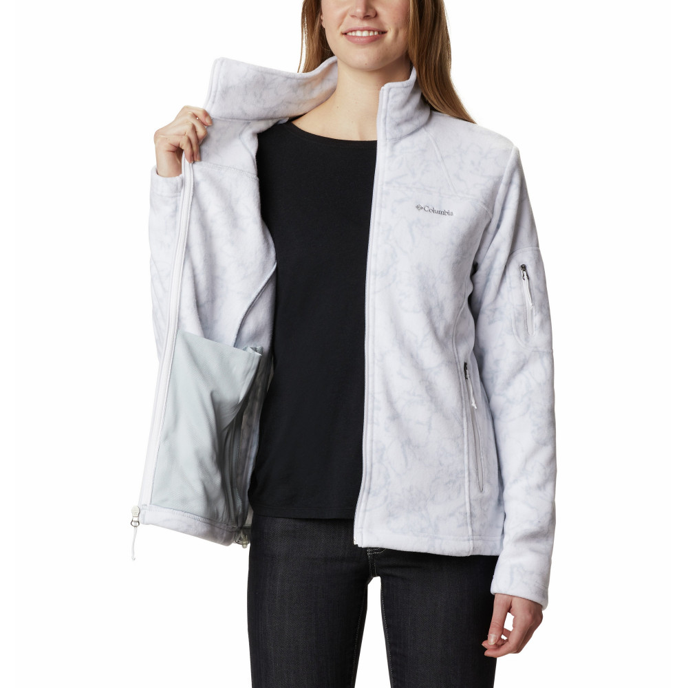 Джемпер флисовый женский Fast Trek Printed Jkt - фото 5