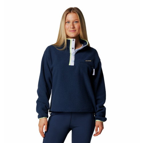 Джемпер флисовый женский Helvetia II Cropped Half Snap Fleece