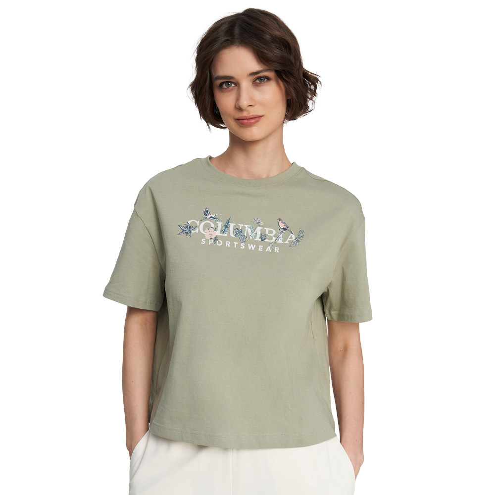 Футболка женская Rolling Bend Graphic Relaxed Crop Ss