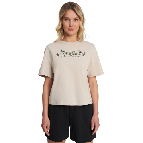Футболка женская Rolling Bend Graphic Relaxed Crop Ss