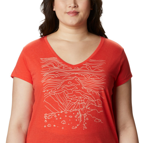Футболка женская Hidden Lake, Plus Size - фото 5
