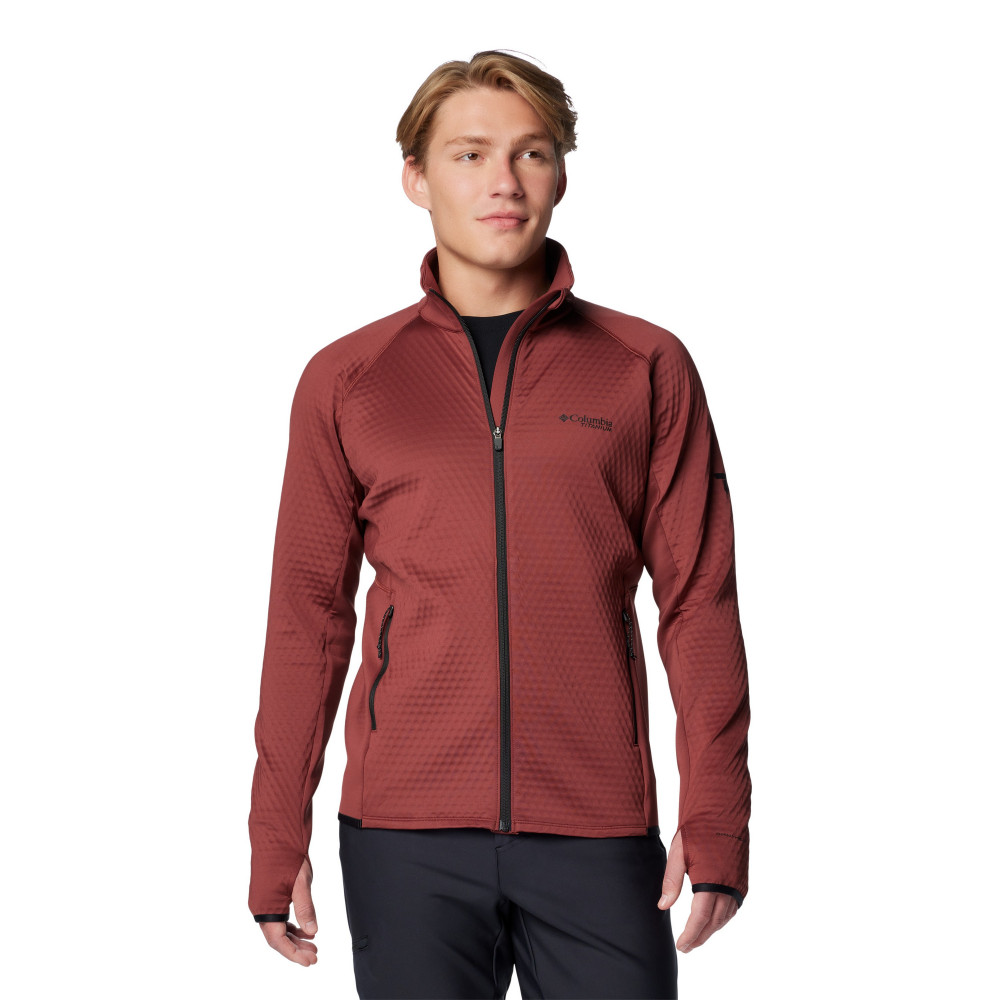 Джемпер флисовый мужской Crystal Leaf Omni-Heat Helix Full Zip