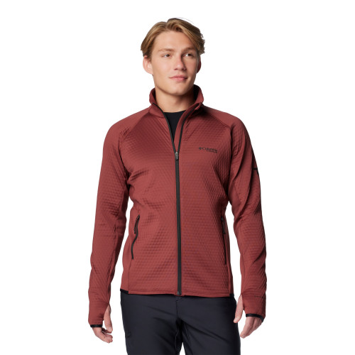 Джемпер флисовый мужской Crystal Leaf Omni-Heat Helix Full Zip