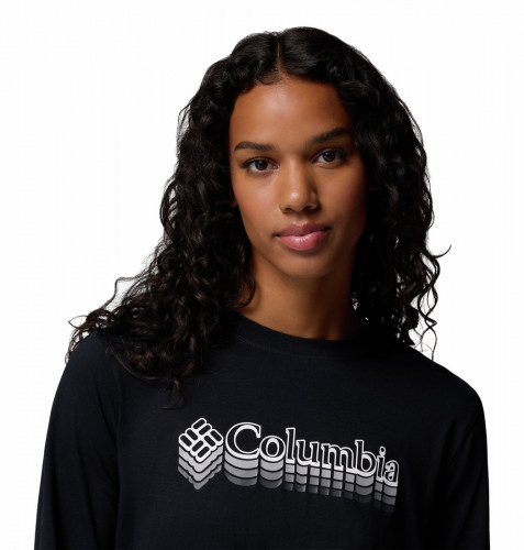 Лонгслив женский Rolling Bend Graphic LS Crew