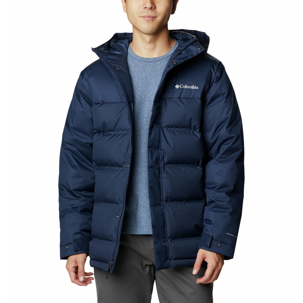 Куртка пуховая мужская Grand Trek Down Parka тёмно-синий цвет — купить за  25999 руб. в интернет-магазине Columbia