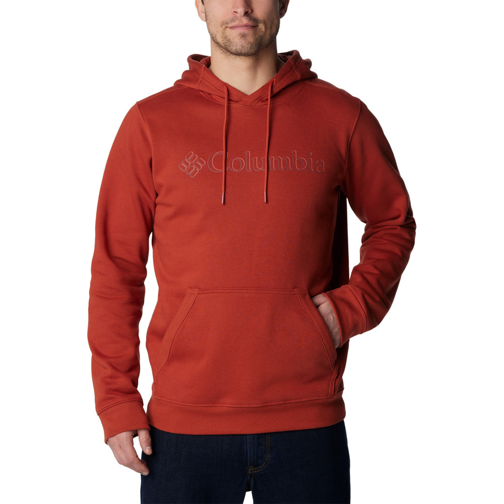 Худи мужская CSC Basic Logo II Hoodie красный цвет — купить за 2399 руб. в интернет-магазине Columbia