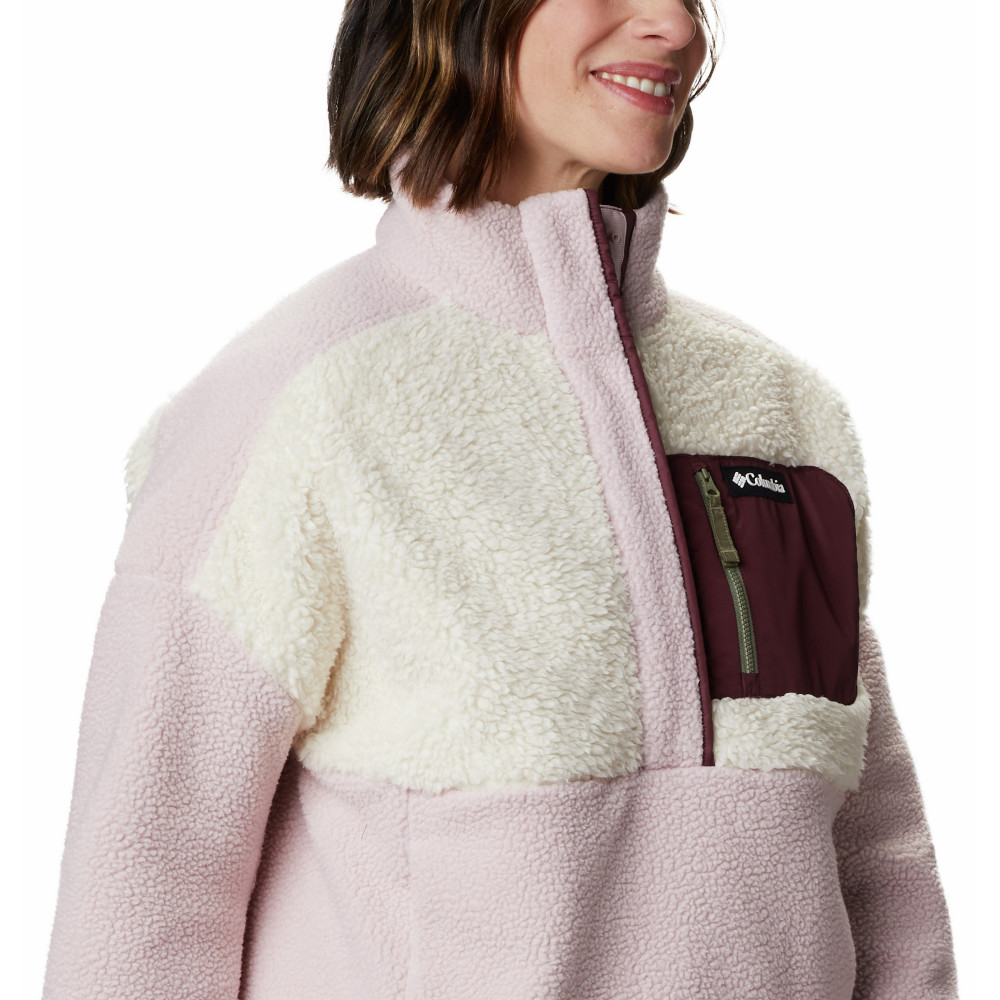 women's columbia lodge sherpa pullover