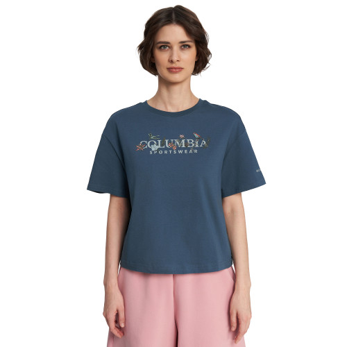 Футболка женская Rolling Bend Graphic Relaxed Crop Ss